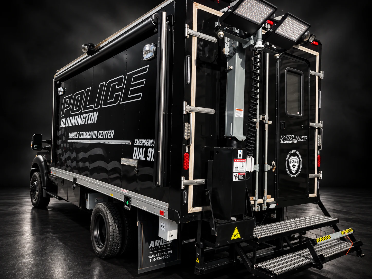 Bloomington Command Center Side View