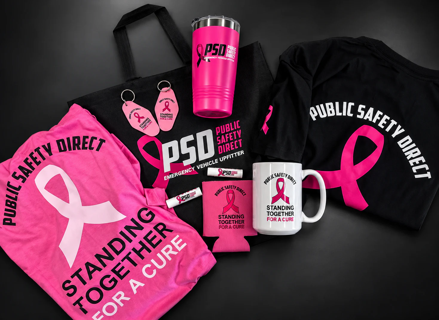 Custom apparel and promotional products in production